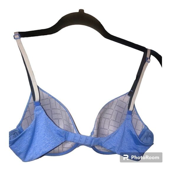 Victorias Secret Blue Balconette Bra 34C - Picture 3 of 3